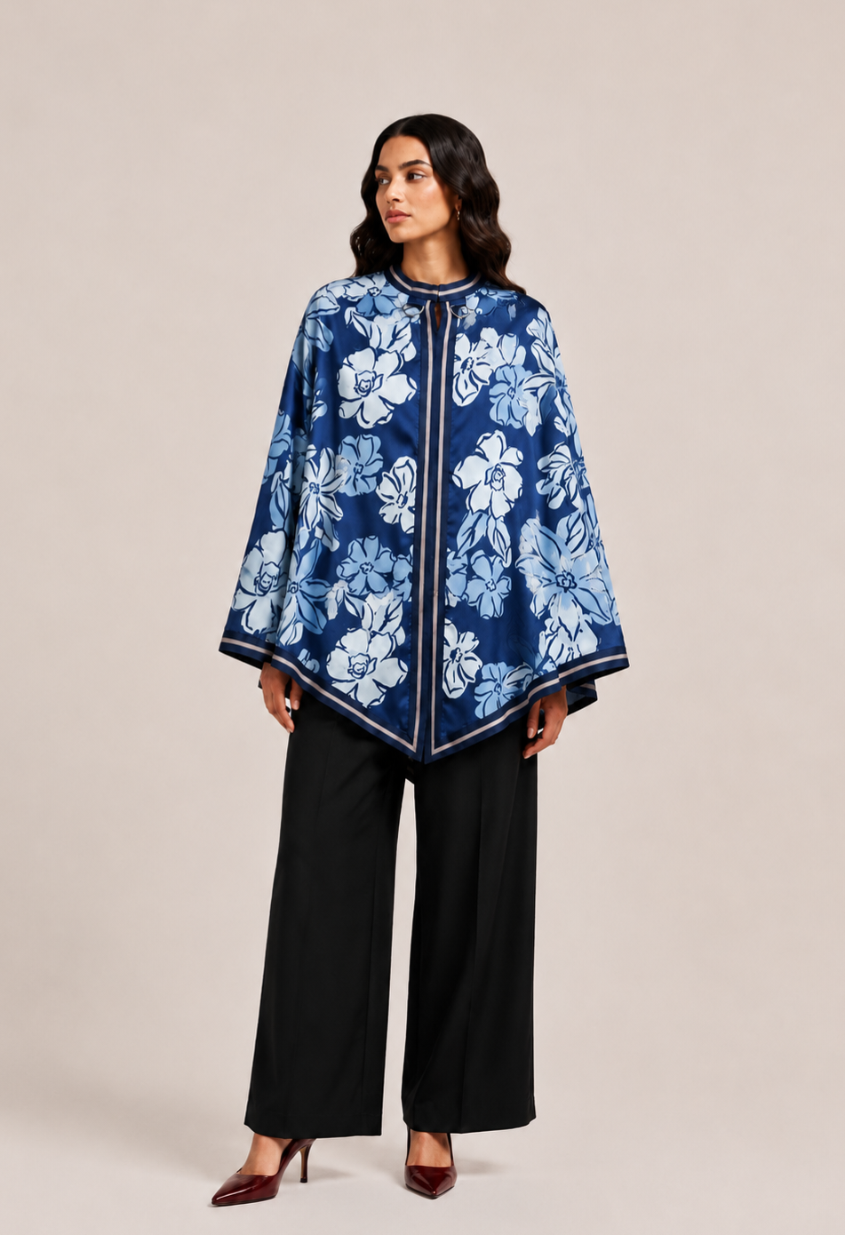 FLORAL DREAM DRAPE TOP