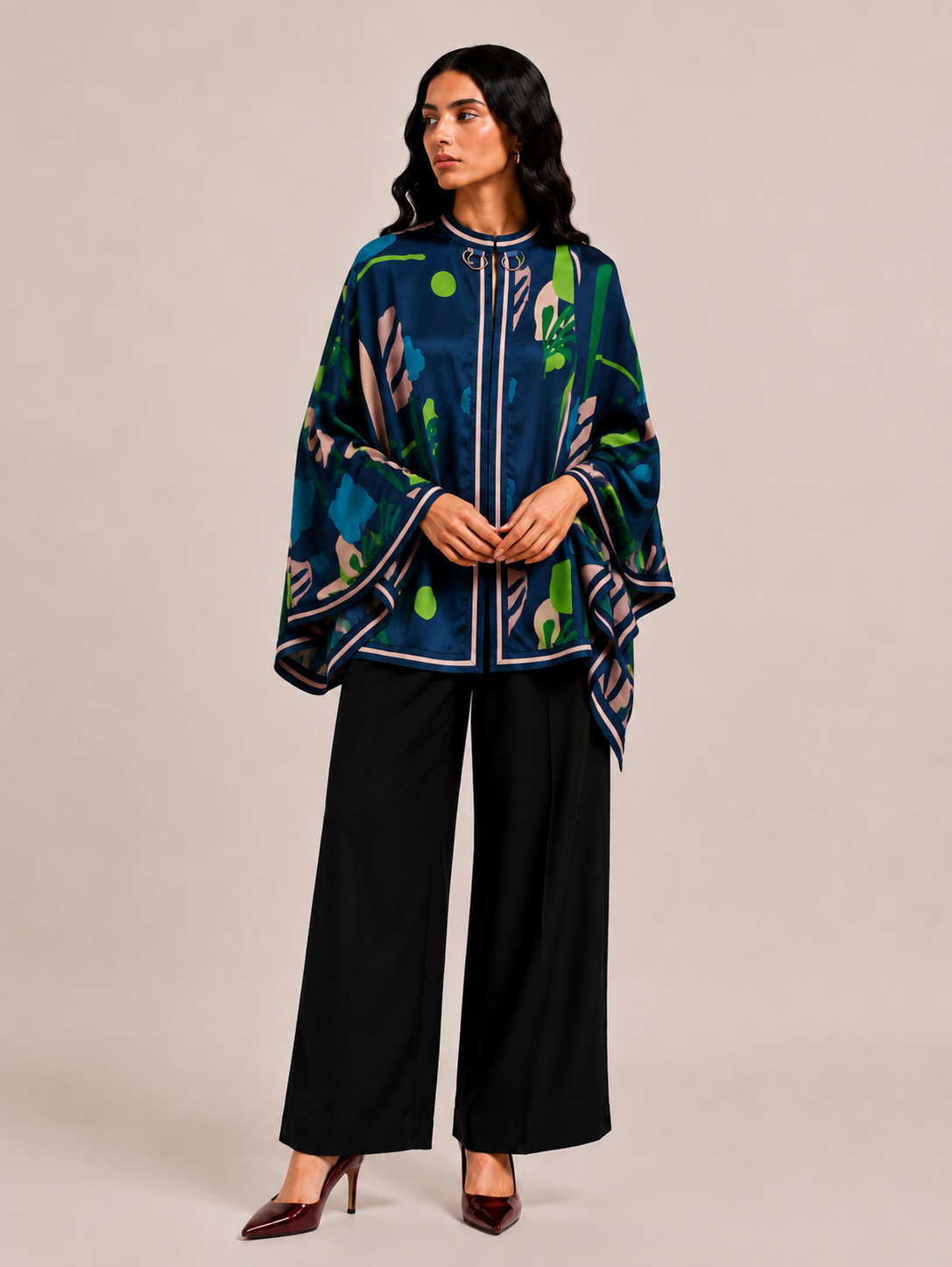 ABSTRACT DREAM DRAPE TOP
