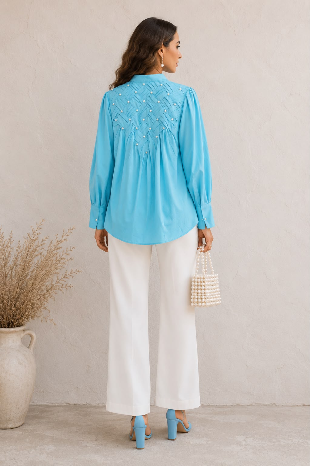 WEAVE PEARL SHIRT