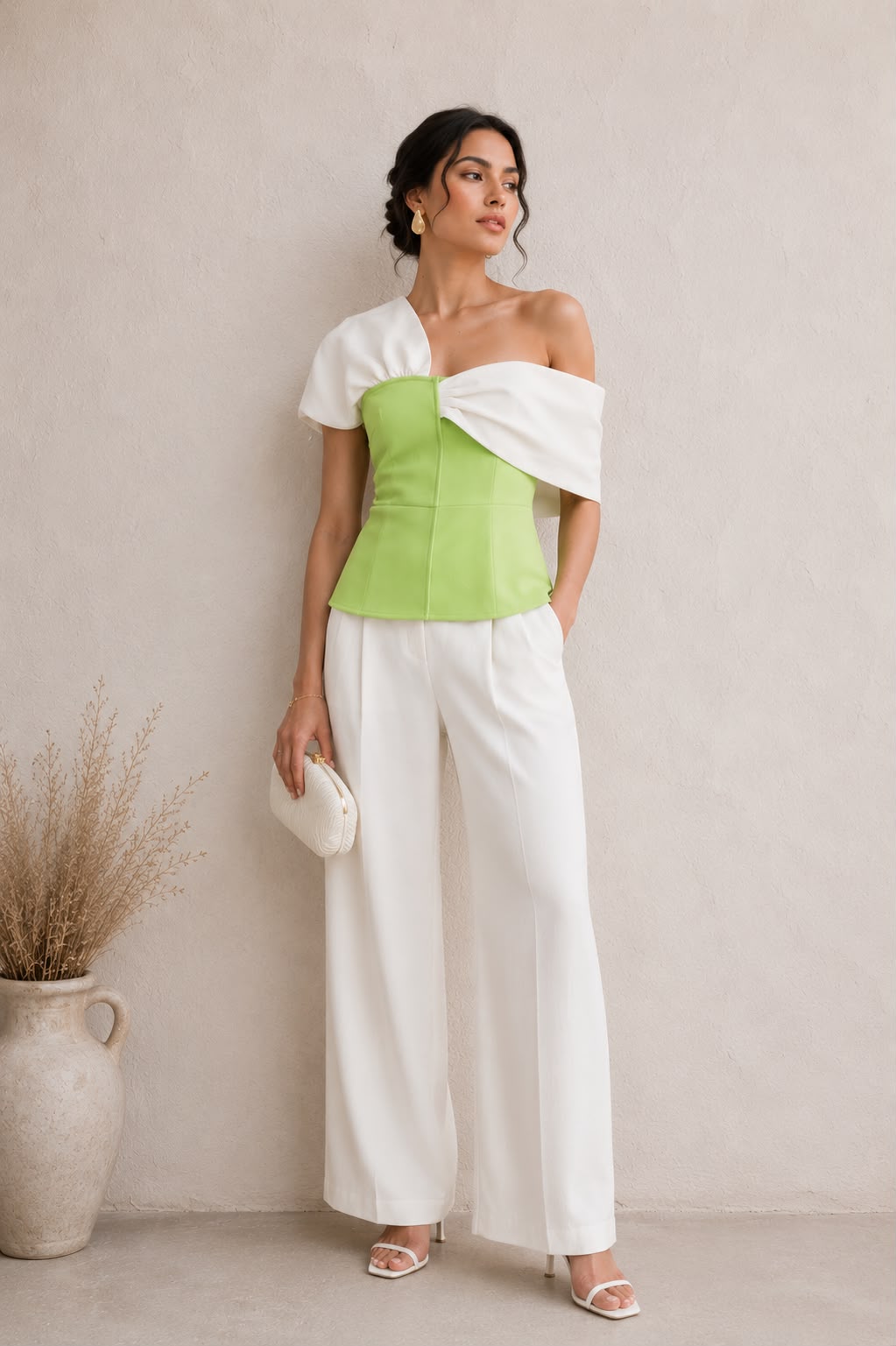 PRINCESS DIANA SHOULDER TOP