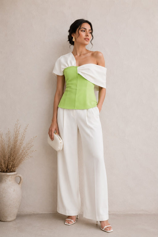 PRINCESS DIANA SHOULDER TOP