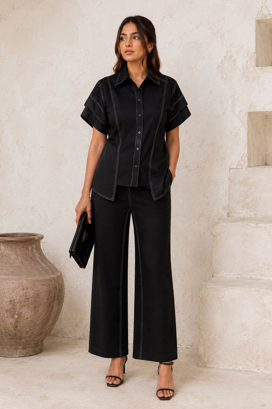 PANNELED CO-ORD SET