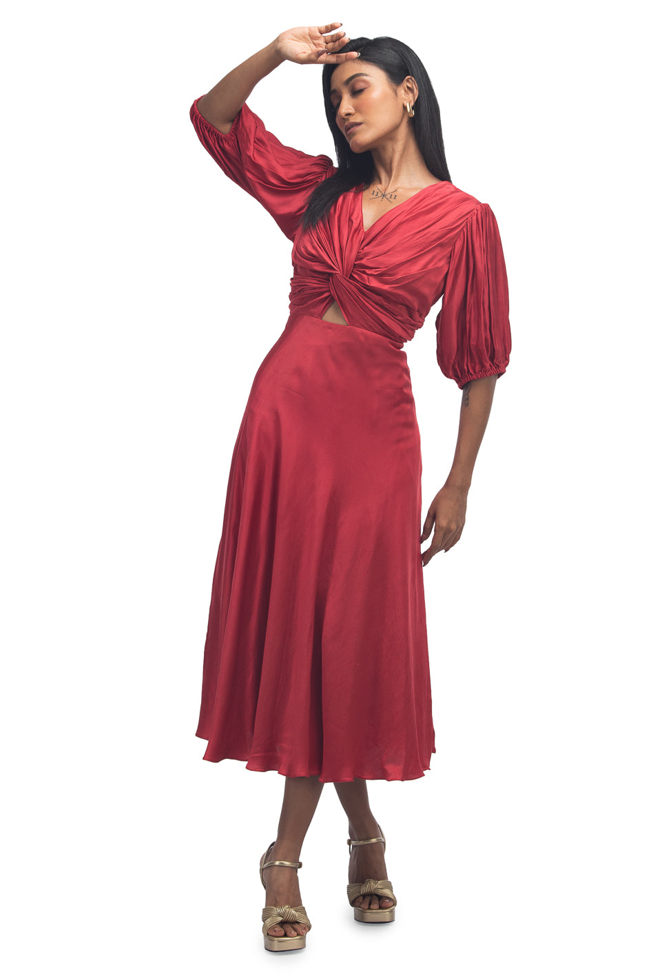 DAY DREAM DRAPE DRESS