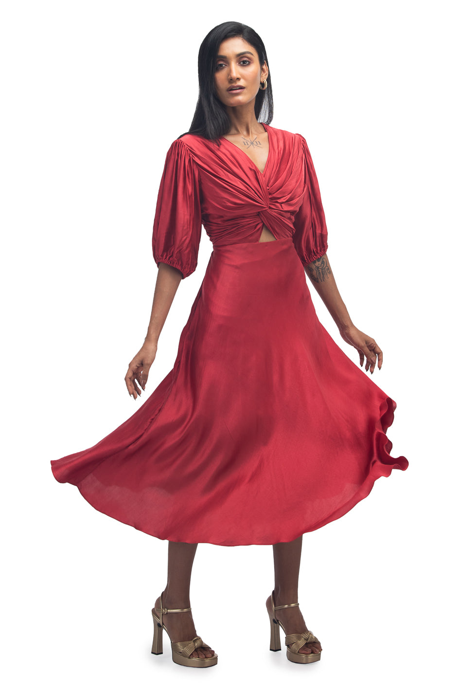 DAY DREAM DRAPE DRESS