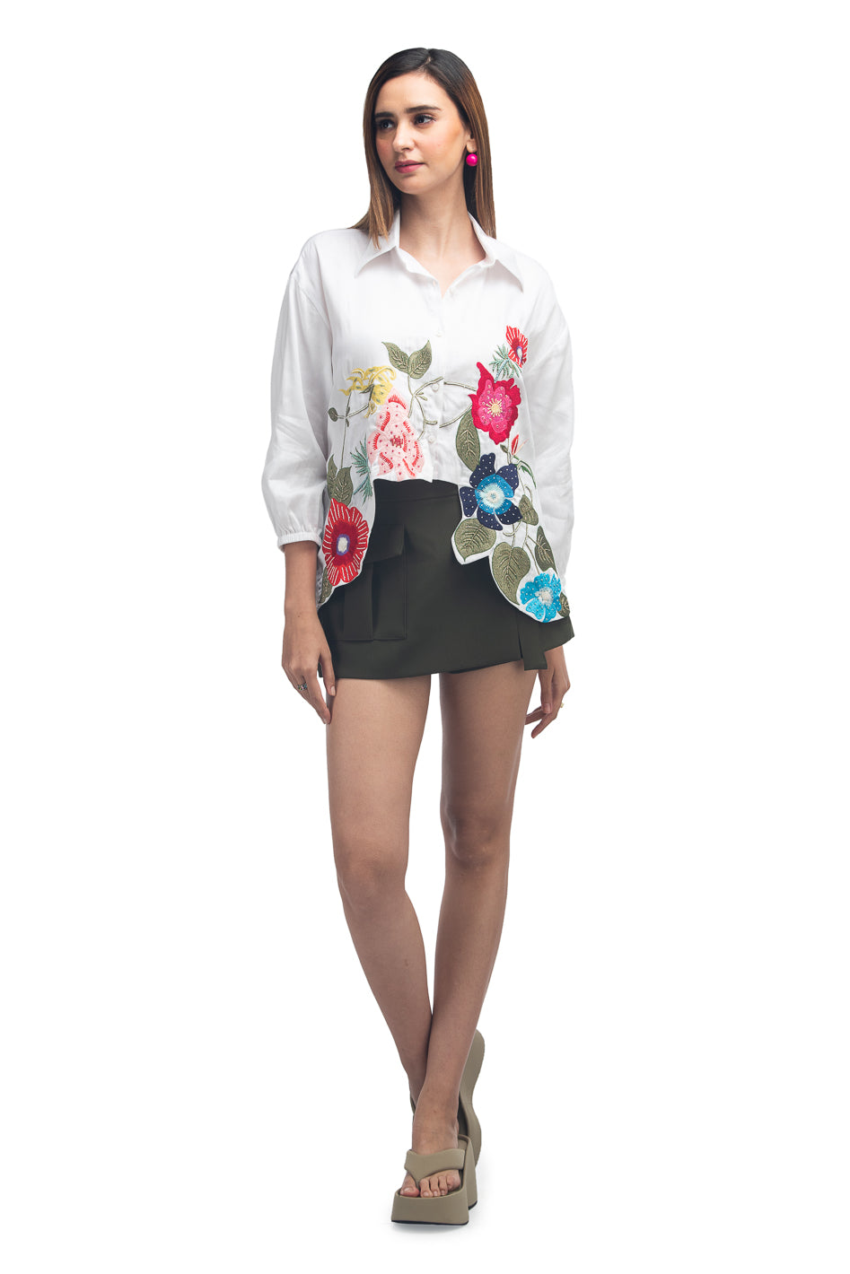 VANILLA BLOOMING SHIRT