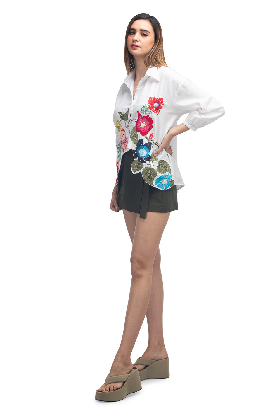 VANILLA BLOOMING SHIRT