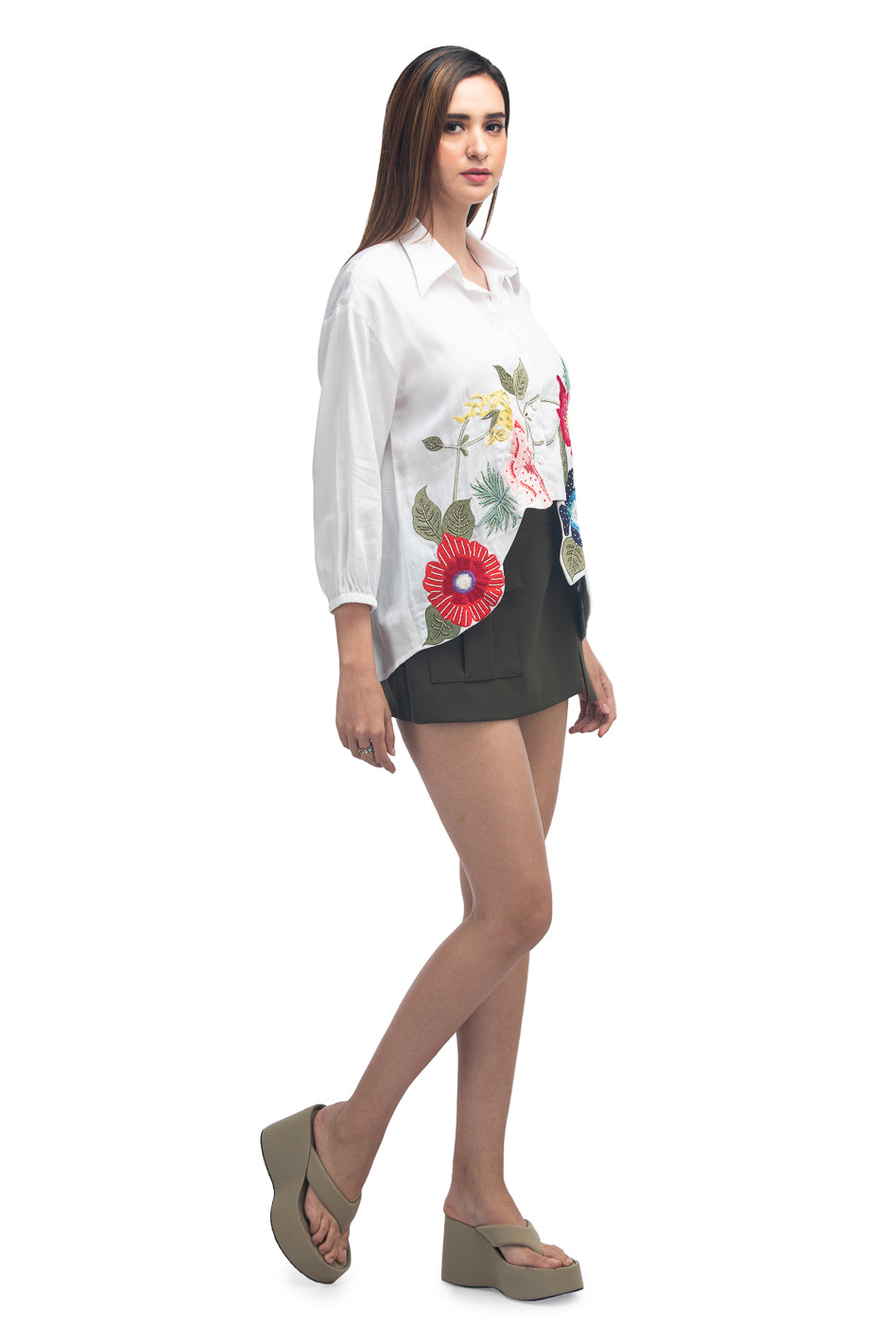 VANILLA BLOOMING SHIRT