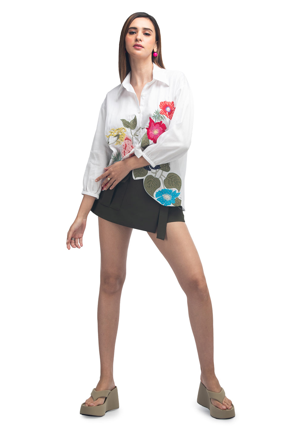 VANILLA BLOOMING SHIRT