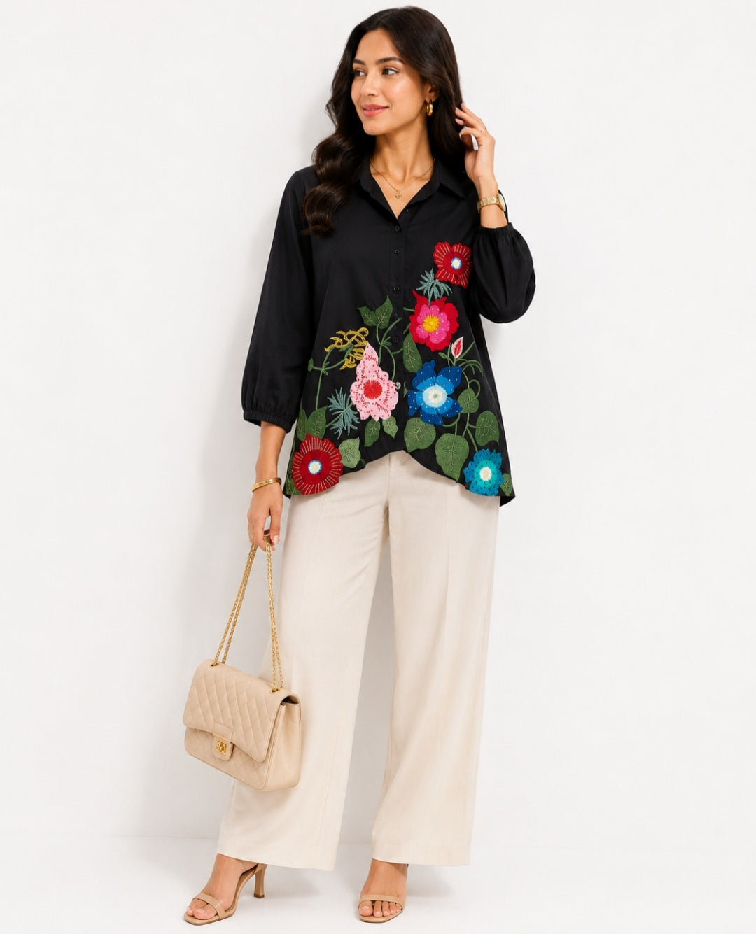 VANILLA BLOOMING SHIRT