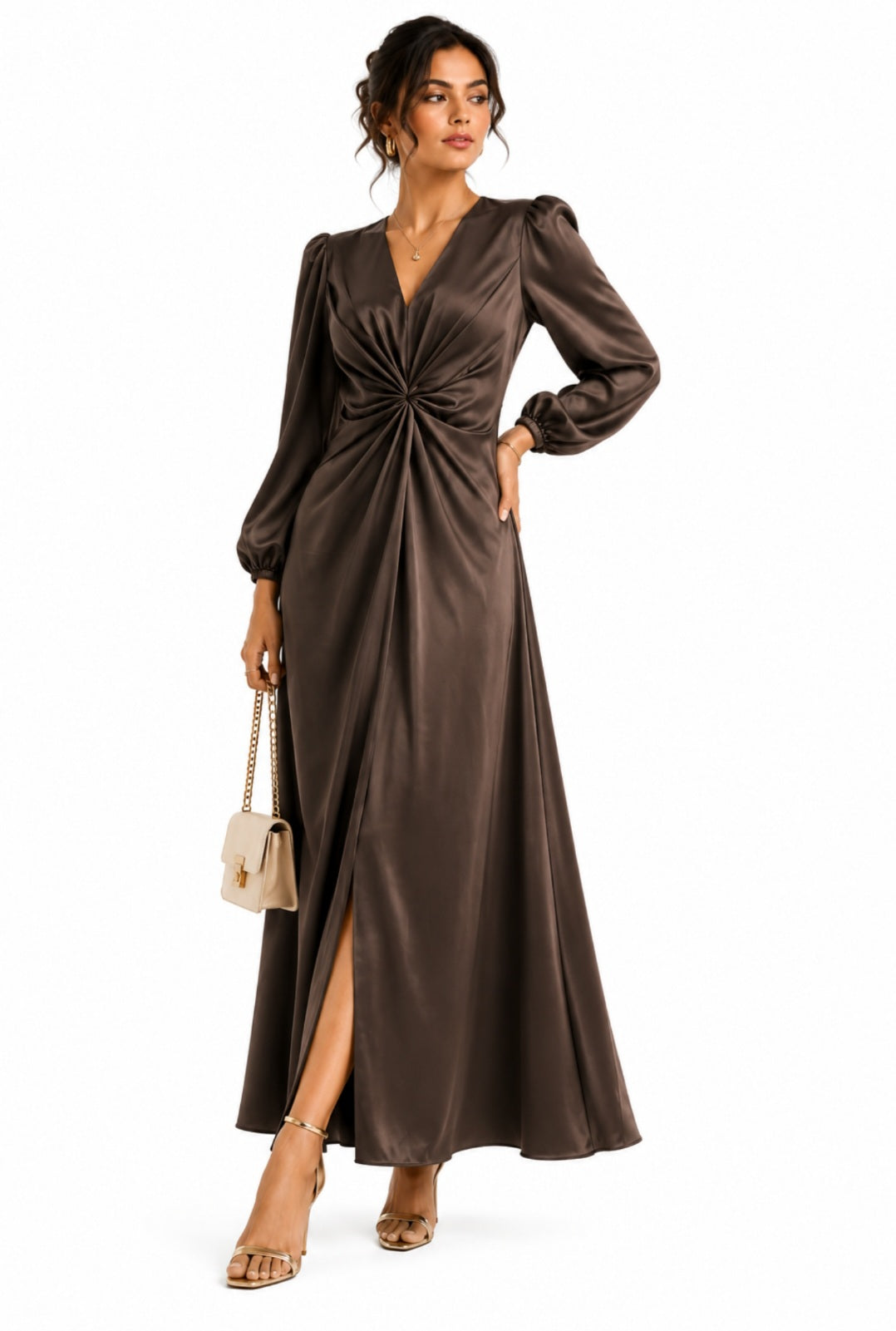 FRENCH KNOTTED DRESS
