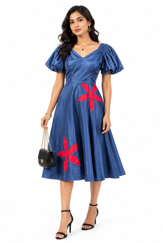 SCARLET PETAL DRESS