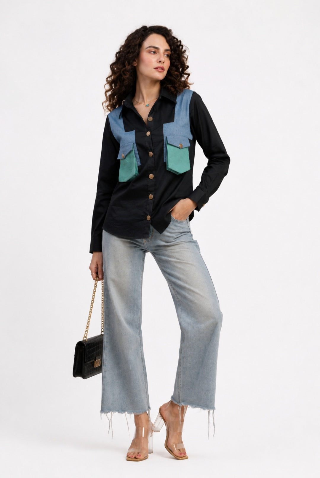 The Denim Flagged Shirt