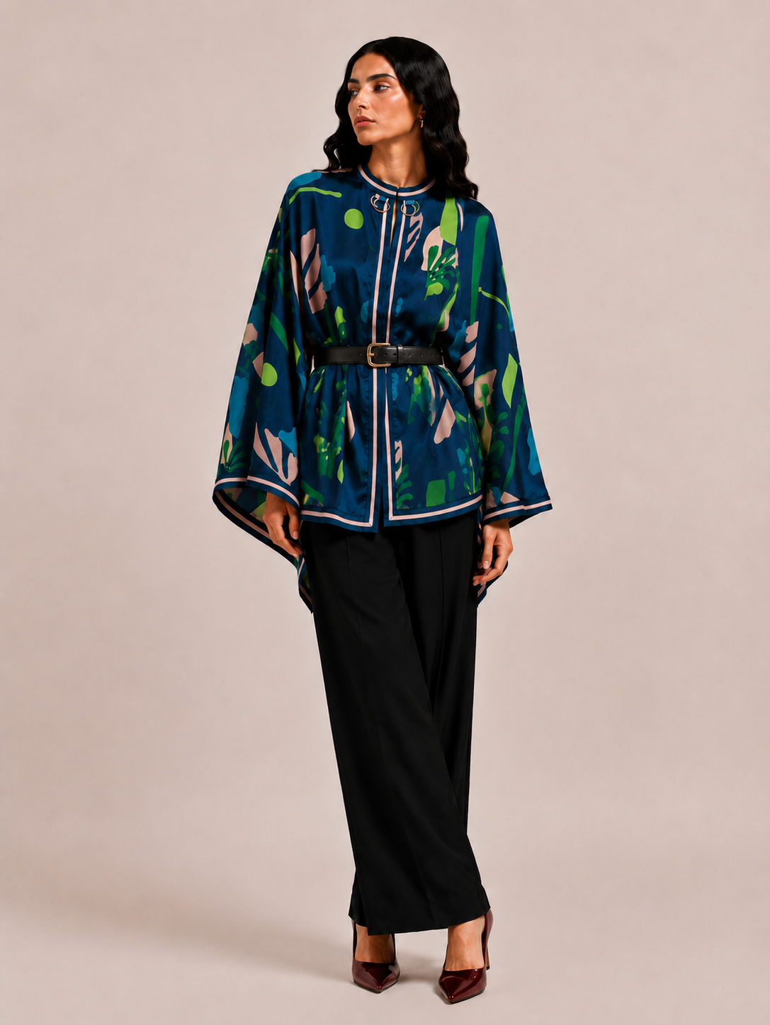 ABSTRACT DREAM DRAPE TOP